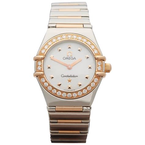 omega constellation diamond watch.